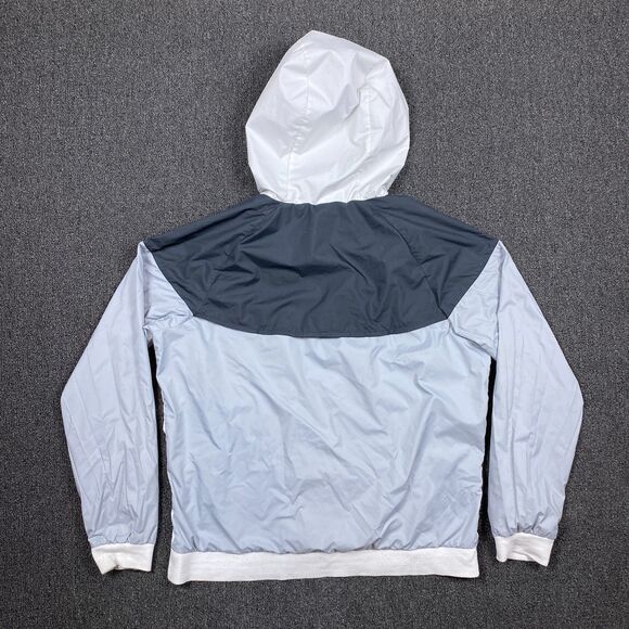 Nike Sportswear Windrunner Jacket Mens White Black Full Zip 727324 Size Large - Picture 3 of 5